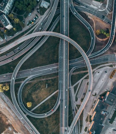 Aerial View Of Highways With Overpass Intersection 2025 02 11 21 28 31 Utc Infraestructura 2025