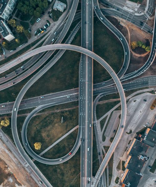 Aerial View Of Highways With Overpass Intersection 2025 02 11 21 28 31 Utc Infraestructura 2025