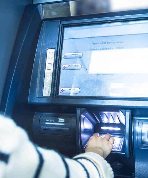 Woman using cash machine-ATM,close up view BANCO FINANDINA S.A. BIC Como Emisor De Un Bono Sostenible Y Una Suscripción Por 120.000 Millones De Pesos Colombianos A Ser Suscritos Por Idb Invest.